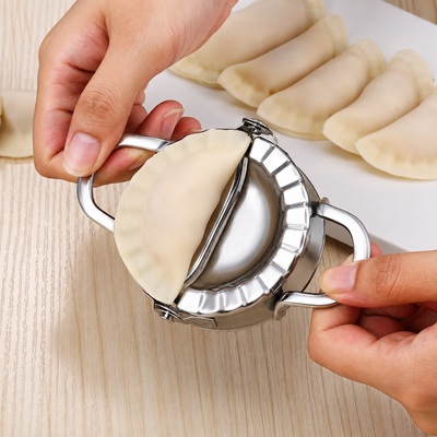 Stainless Steel Dumpling Cutter & Dough Press, Ravioli Cutter, Empanada Press Mold, Kitchen Tool