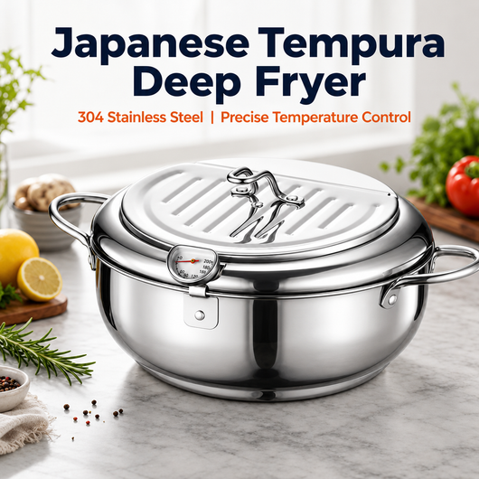 304 Grade Stainless Steel Deep Fryer Pot