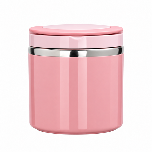 Bento Style Lunch Box with Handle, Stainless Steel Lunch Container