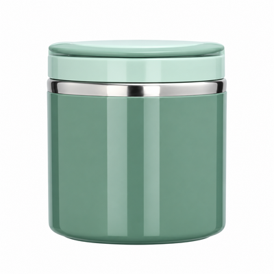 Bento Style Lunch Box with Handle, Stainless Steel Lunch Container