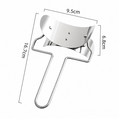 Stainless Steel Dumpling Cutter & Dough Press, Ravioli Cutter, Empanada Press Mold, Kitchen Tool