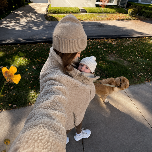 Mama Kangaroo, Newborn Baby Carrier Fleece Jacket