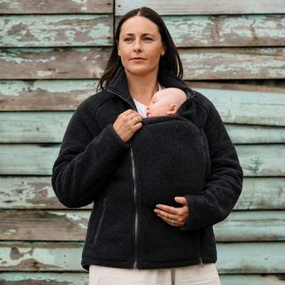 Mama Kangaroo, Newborn Baby Carrier Fleece Jacket
