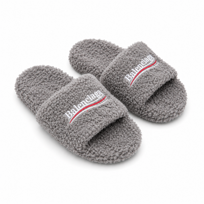Plush Fur Slide Sandals