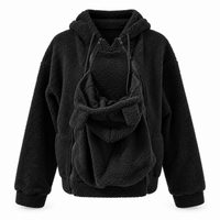 2-in-1 Maternity Fleece Sweater with Baby Carrier