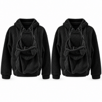 2-in-1 Maternity Fleece Sweater with Baby Carrier