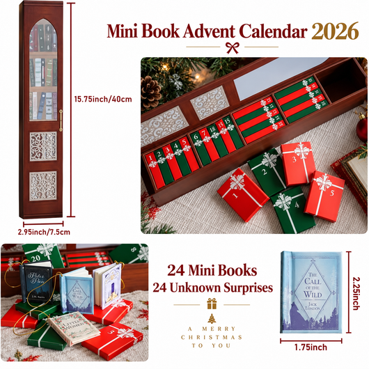 2026 Mini Book Ornament Advent Calendars