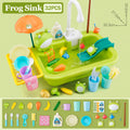 Kids Kitchen Sink Set with Running Water